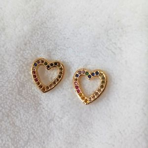 Rainbow color earrings